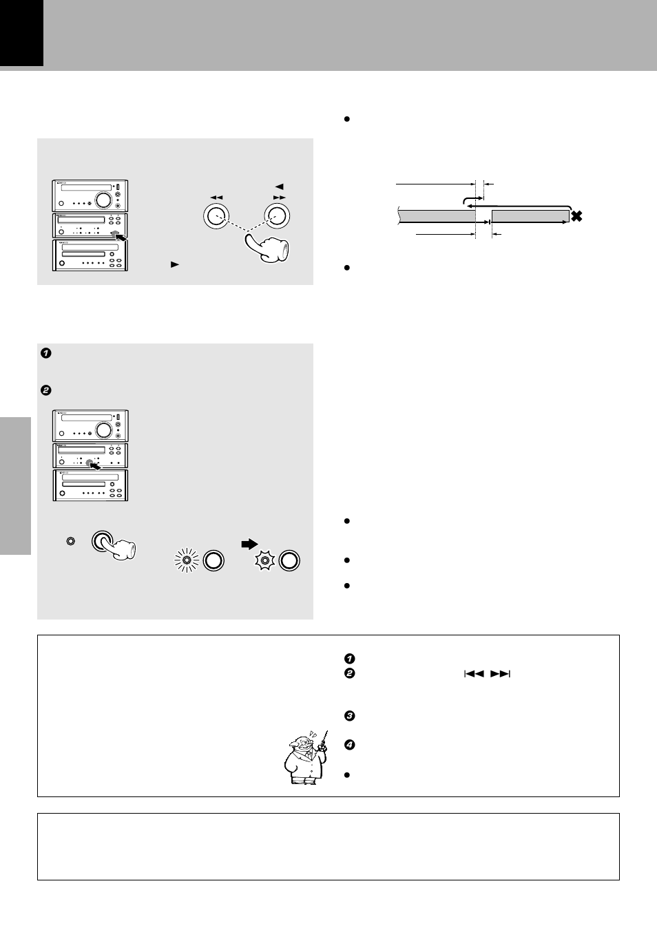 Automatic adjustment of the recording level (crls), Dolby hx pro, Points for recording from a cd or an md | Kenwood X-SE9 User Manual | Page 30 / 56