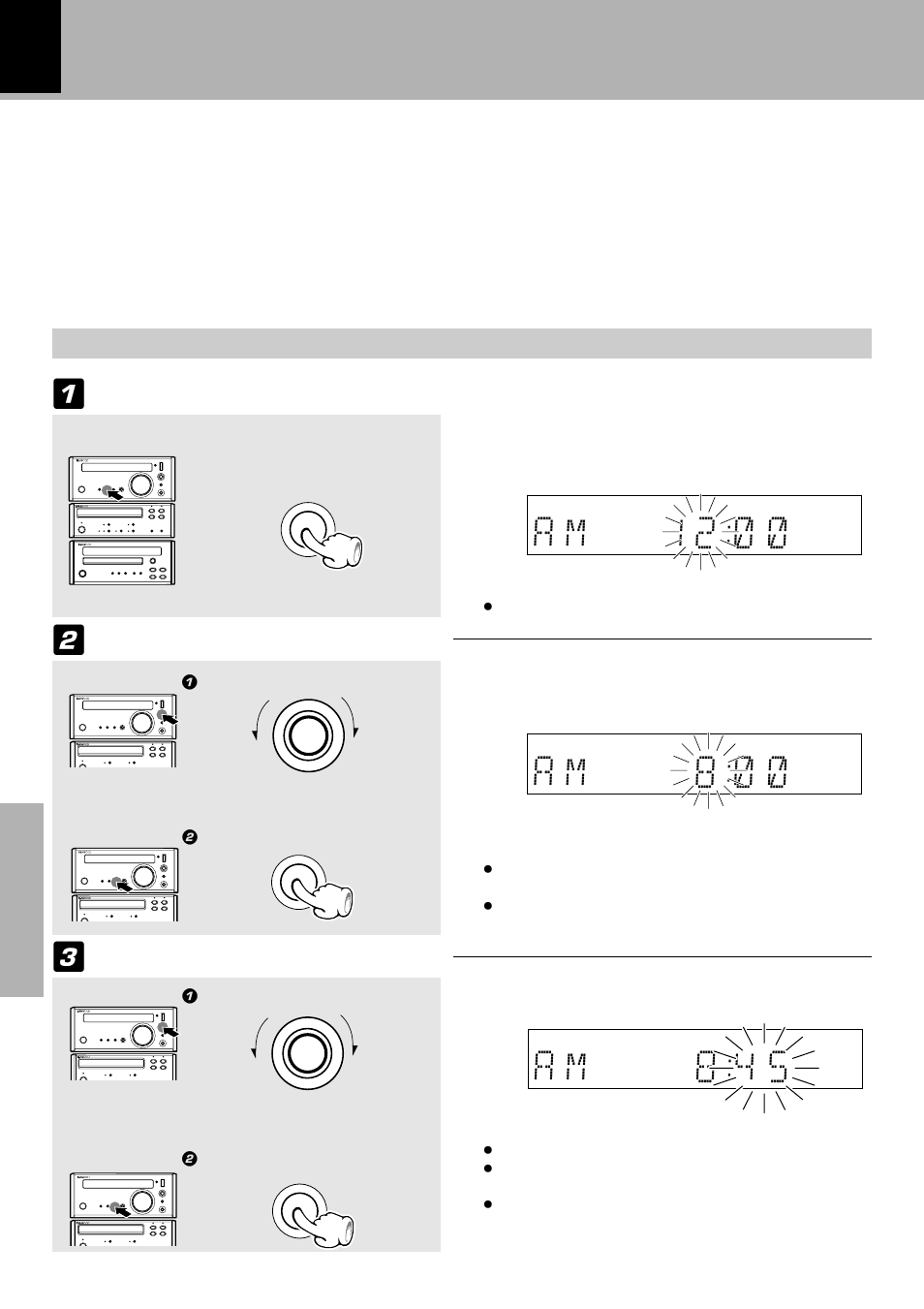 Clock adjustment | Kenwood X-SE9 User Manual | Page 44 / 56