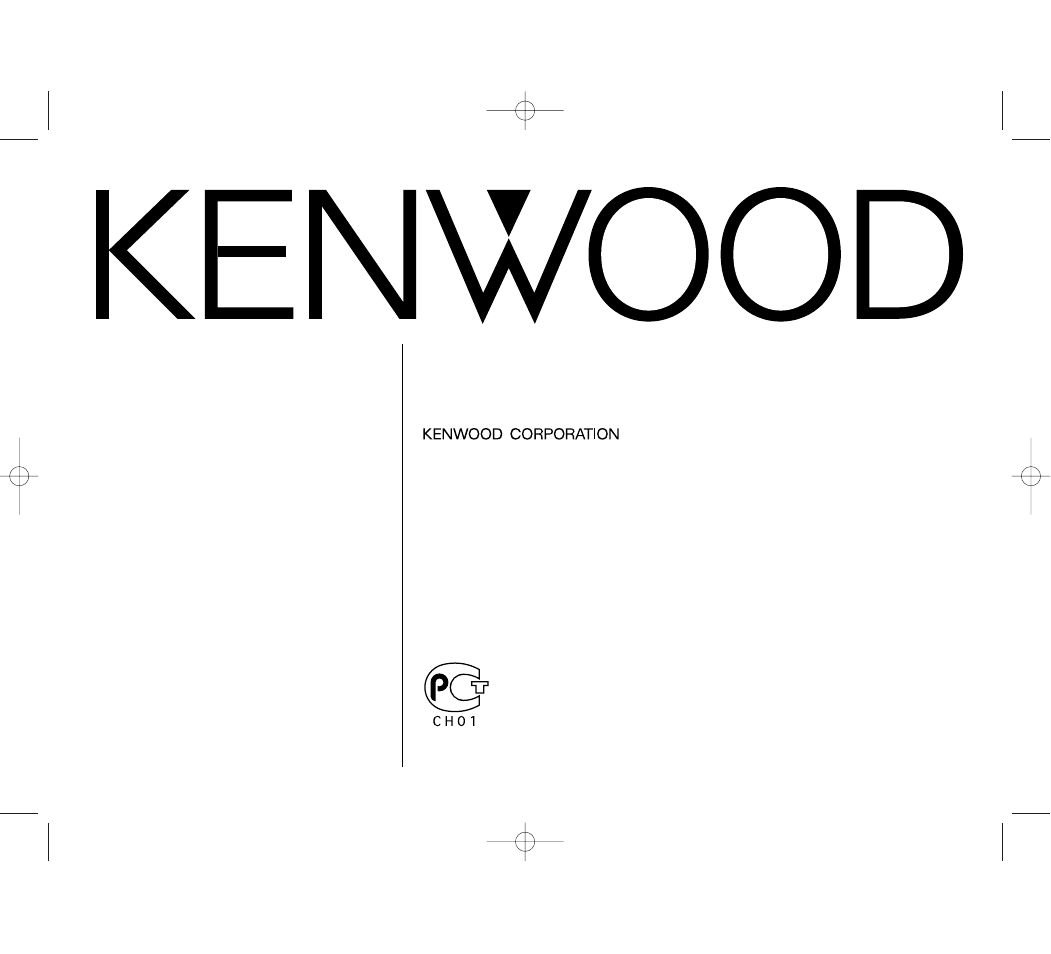 Kenwood B64-2106-00 KRC-16 User Manual | 28 pages