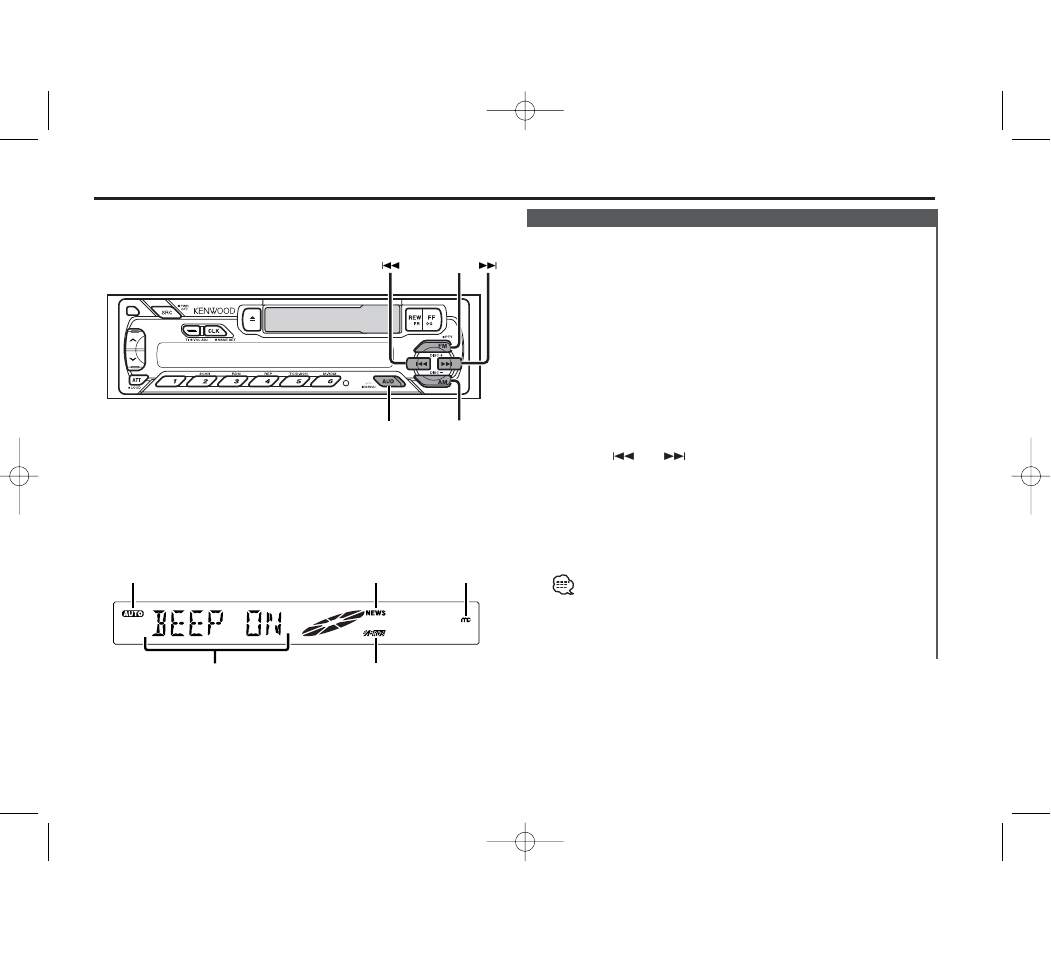 Menu system | Kenwood B64-2106-00 KRC-16 User Manual | Page 17 / 28