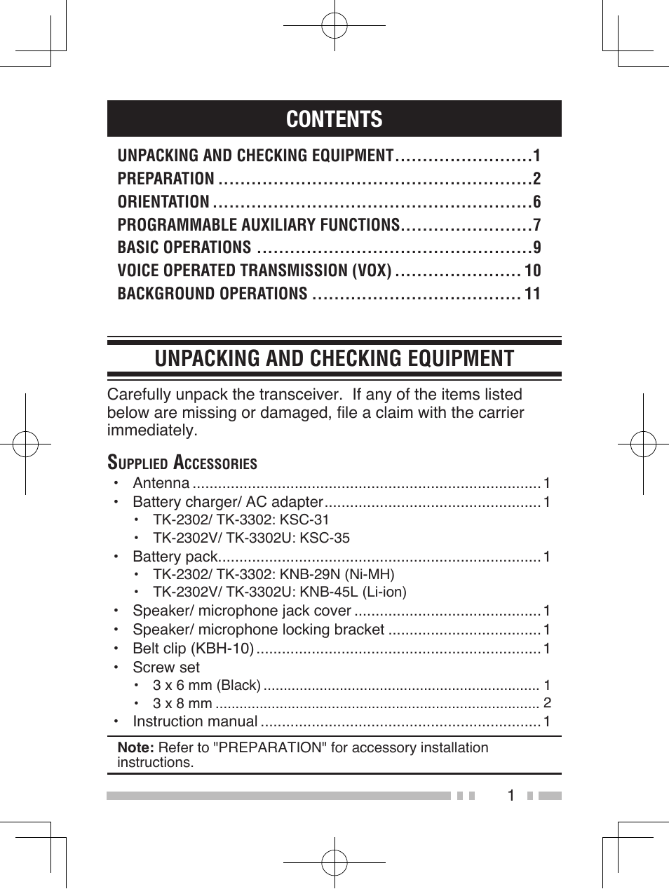 Kenwood TK-3302 User Manual | Page 10 / 21