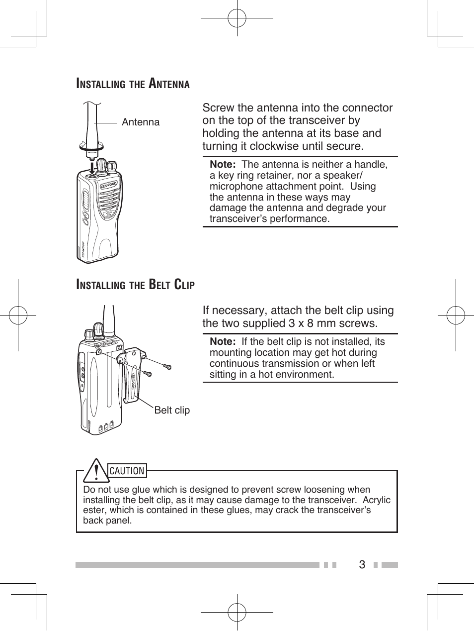 Kenwood TK-3302 User Manual | Page 12 / 21