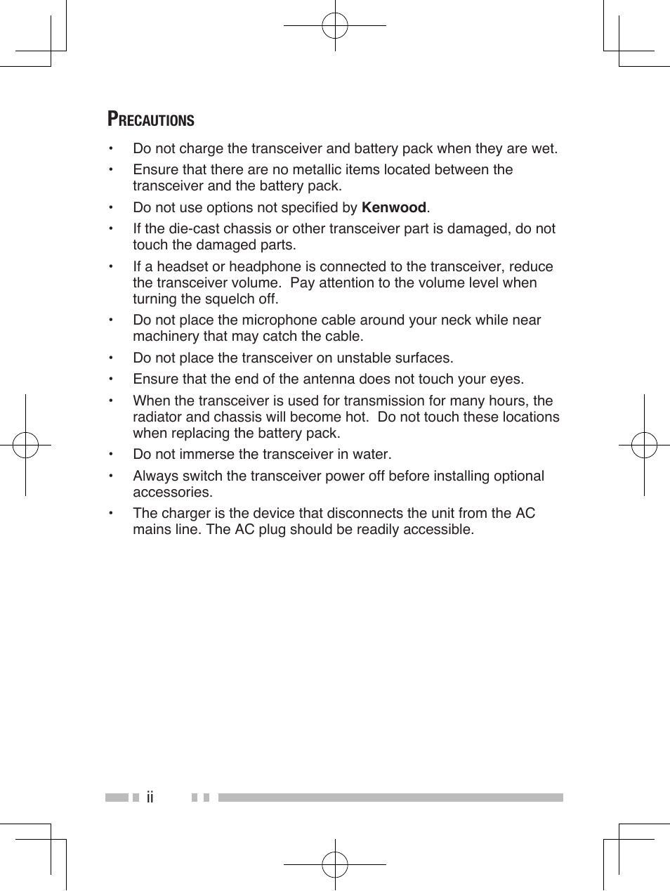 Kenwood TK-3302 User Manual | Page 5 / 21