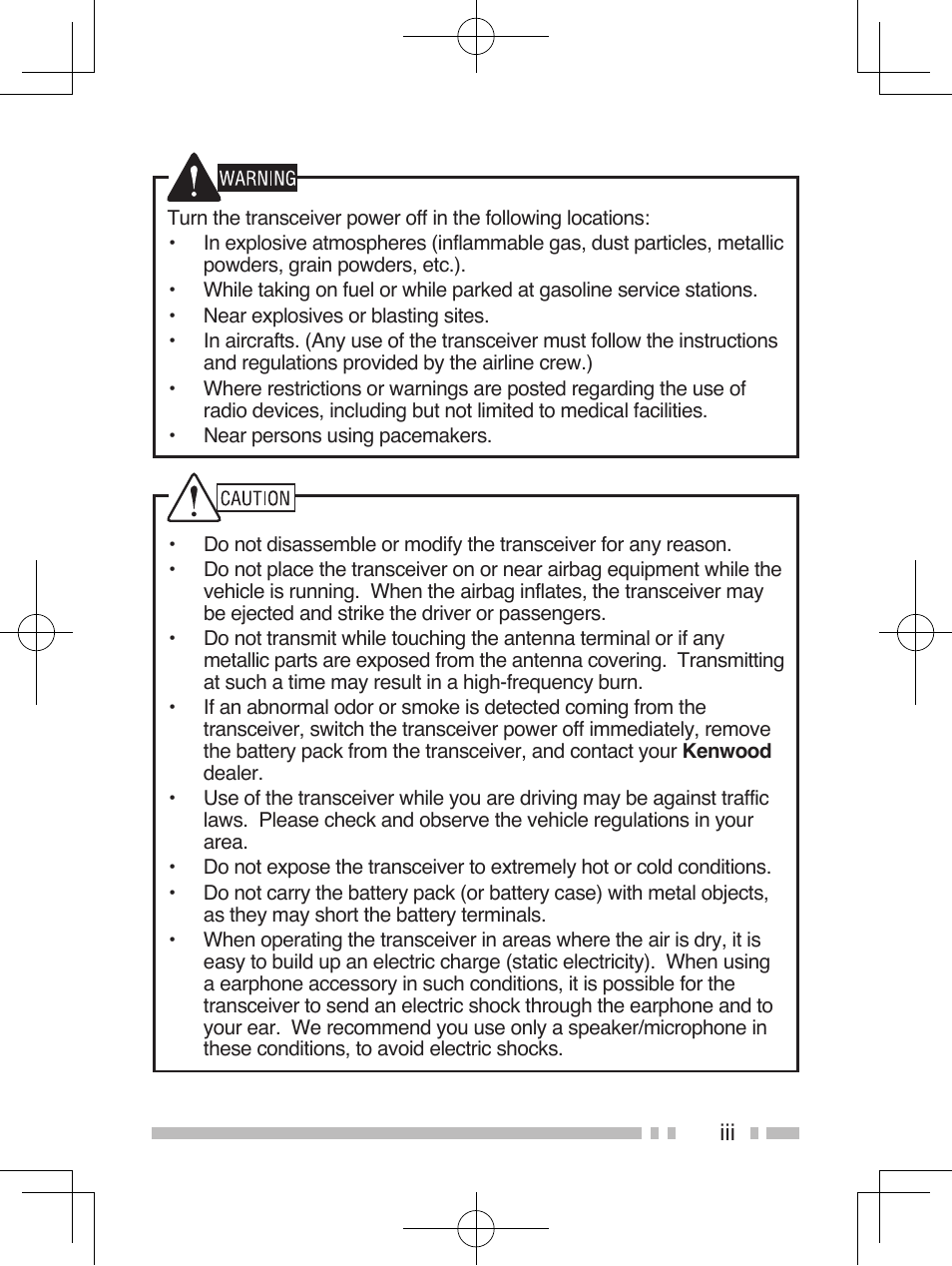 Kenwood TK-3302 User Manual | Page 6 / 21