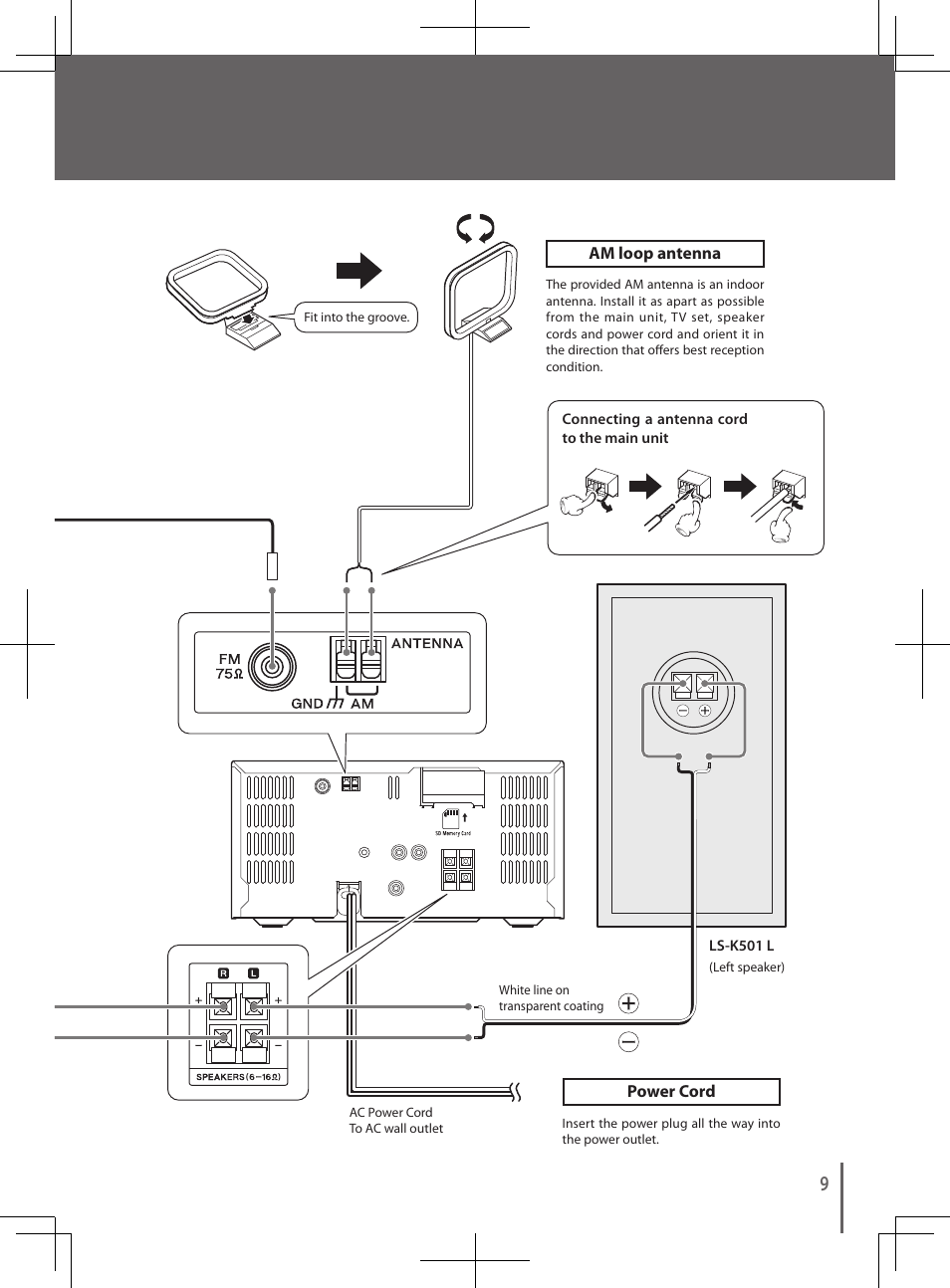 Kenwood K-501USB User Manual | Page 9 / 28