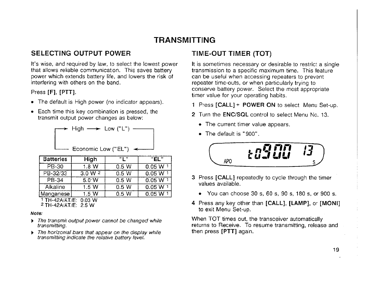 Transmitting | Kenwood TH-42A User Manual | Page 25 / 78