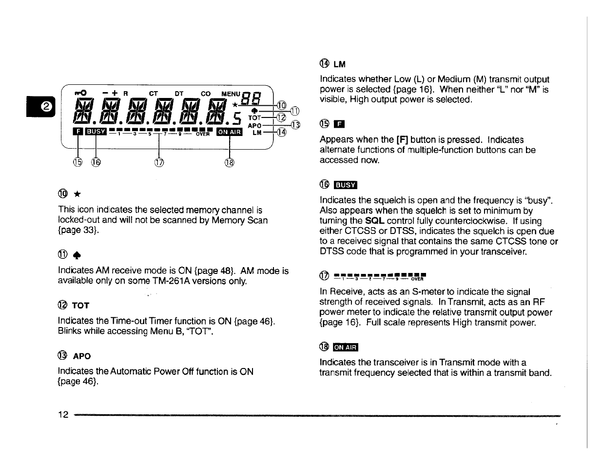 Kenwood TM-261A User Manual | Page 18 / 64