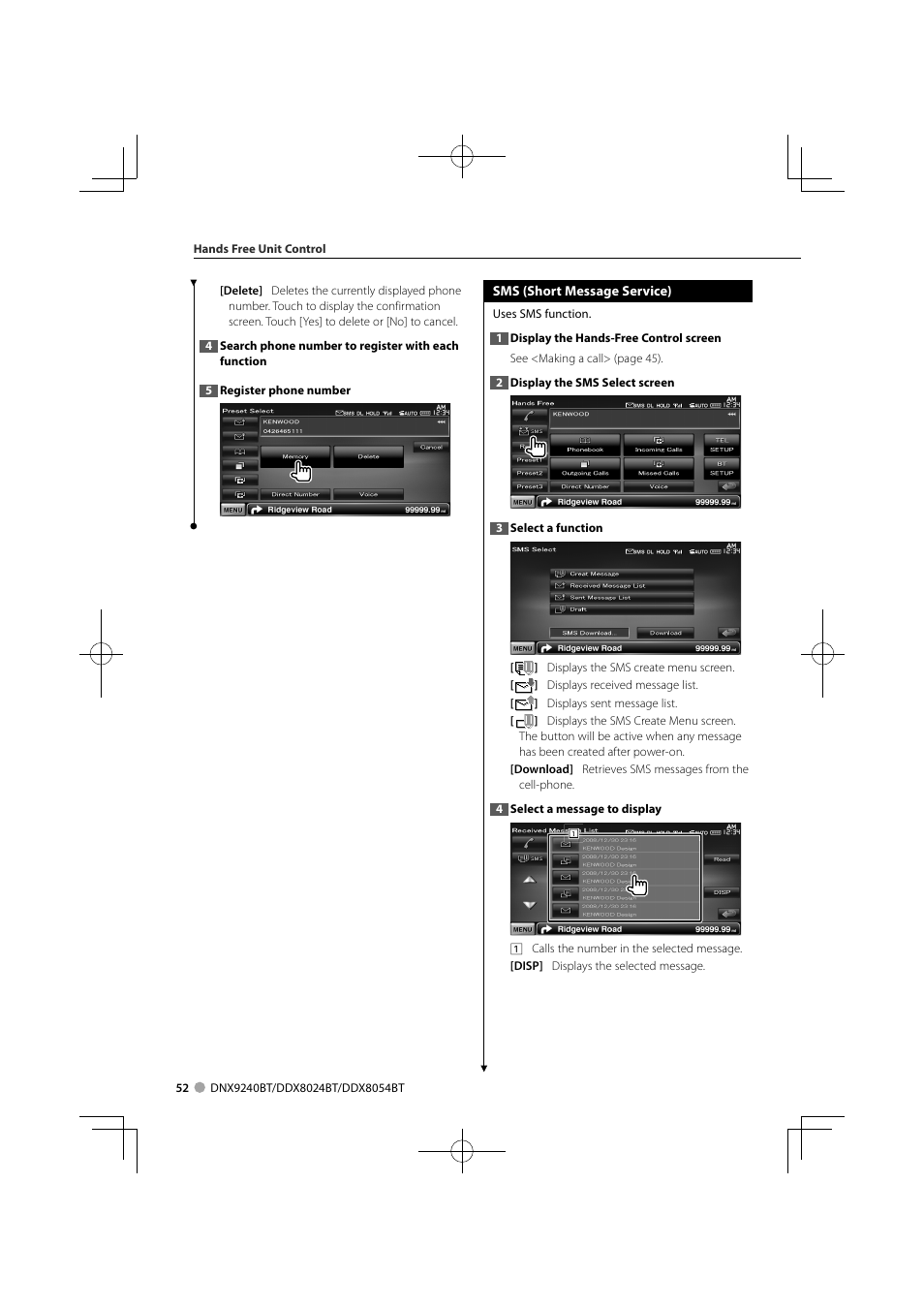 Kenwood DDX8024BT User Manual | Page 52 / 100