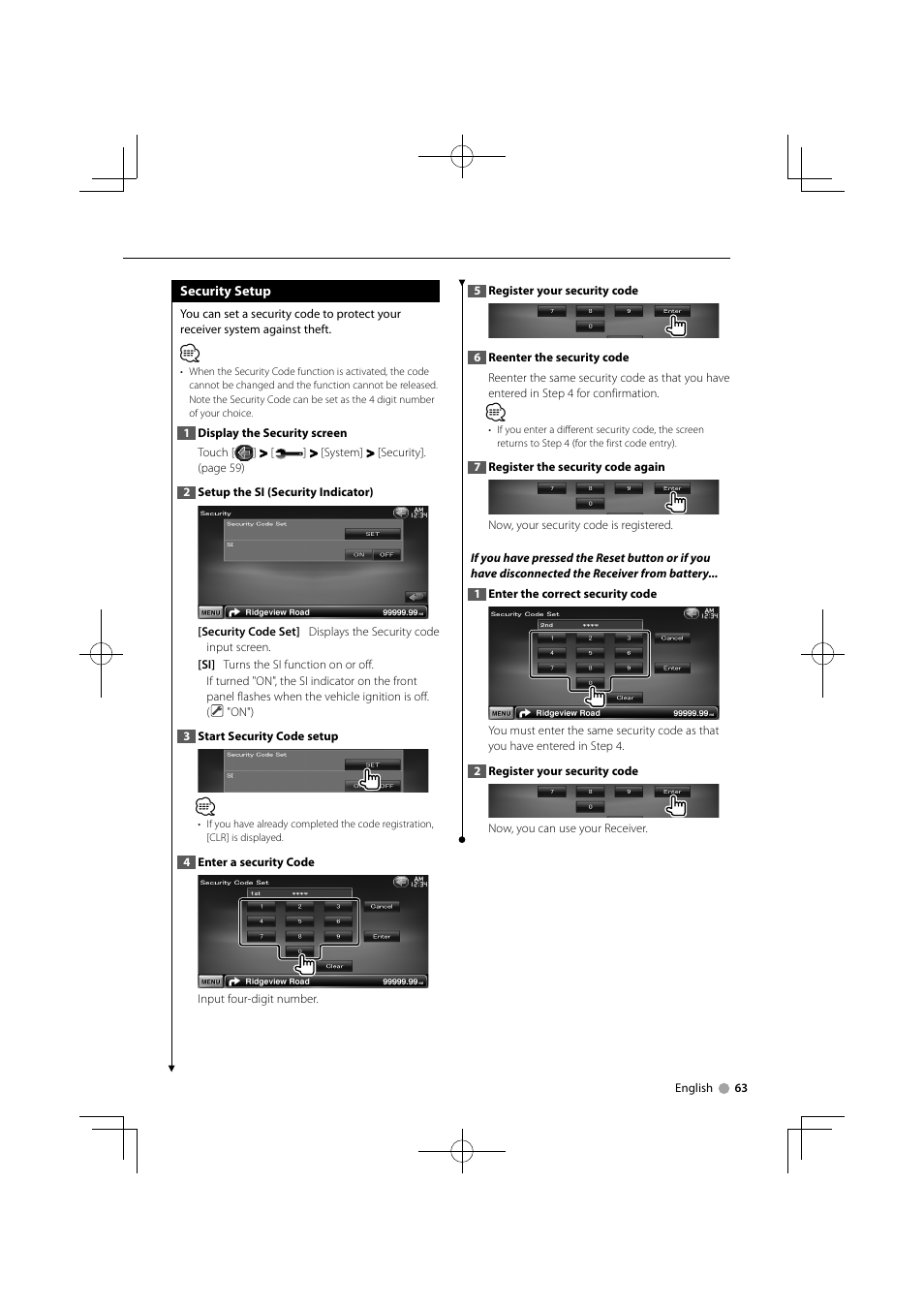 Kenwood DDX8024BT User Manual | Page 63 / 100