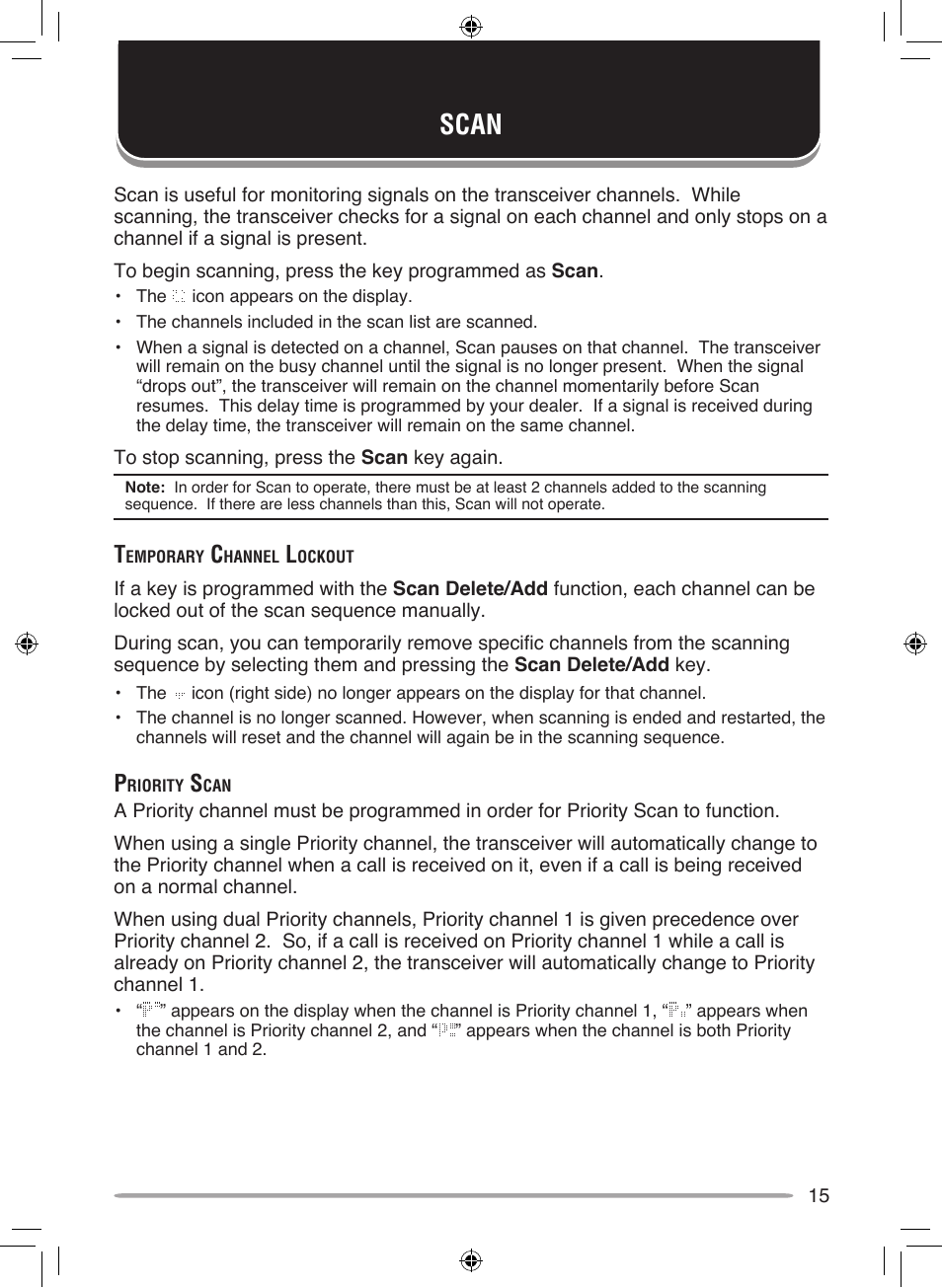 Scan | Kenwood NEXEDGE NX-700H User Manual | Page 21 / 37