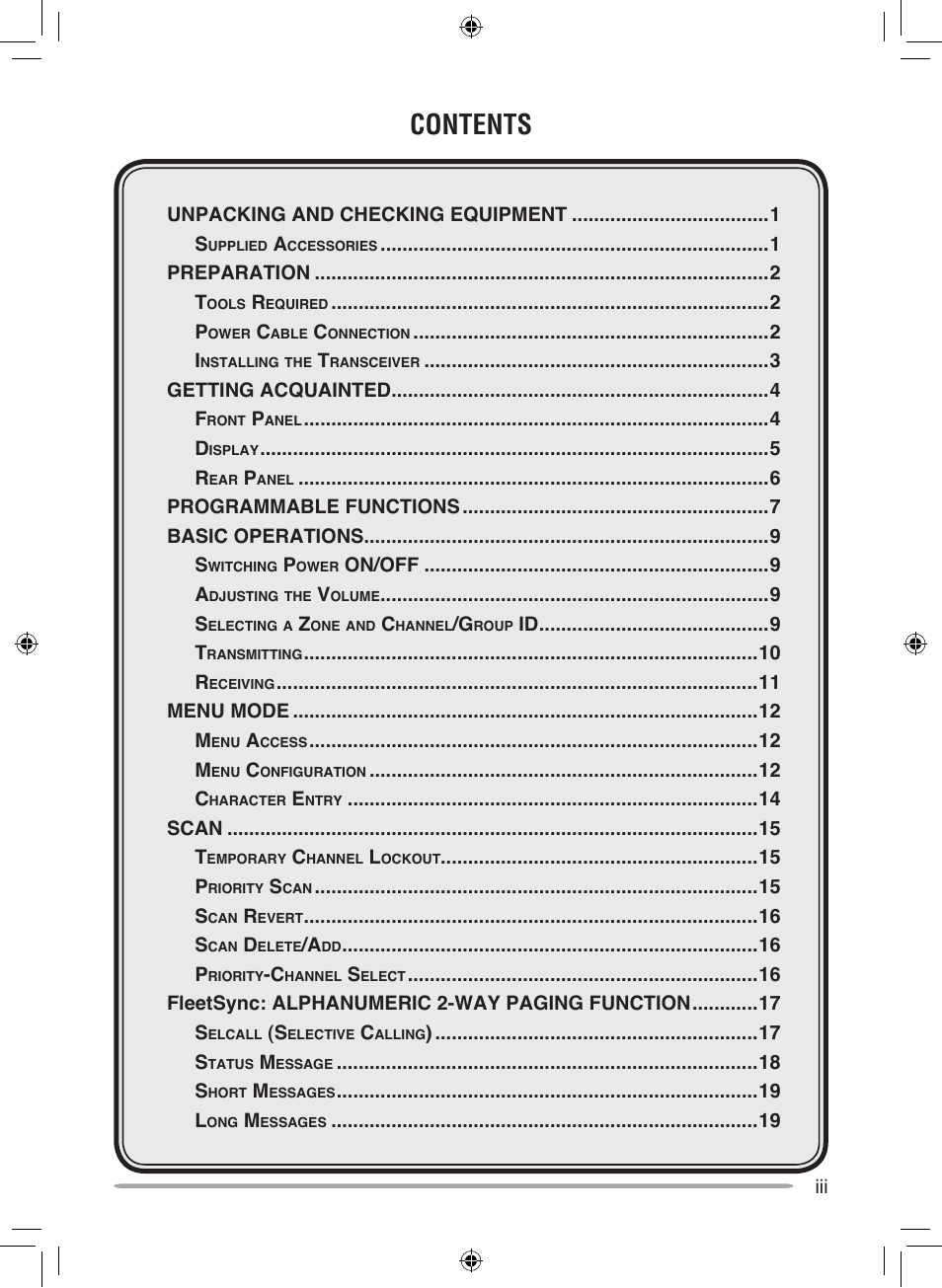 Kenwood NEXEDGE NX-700H User Manual | Page 5 / 37