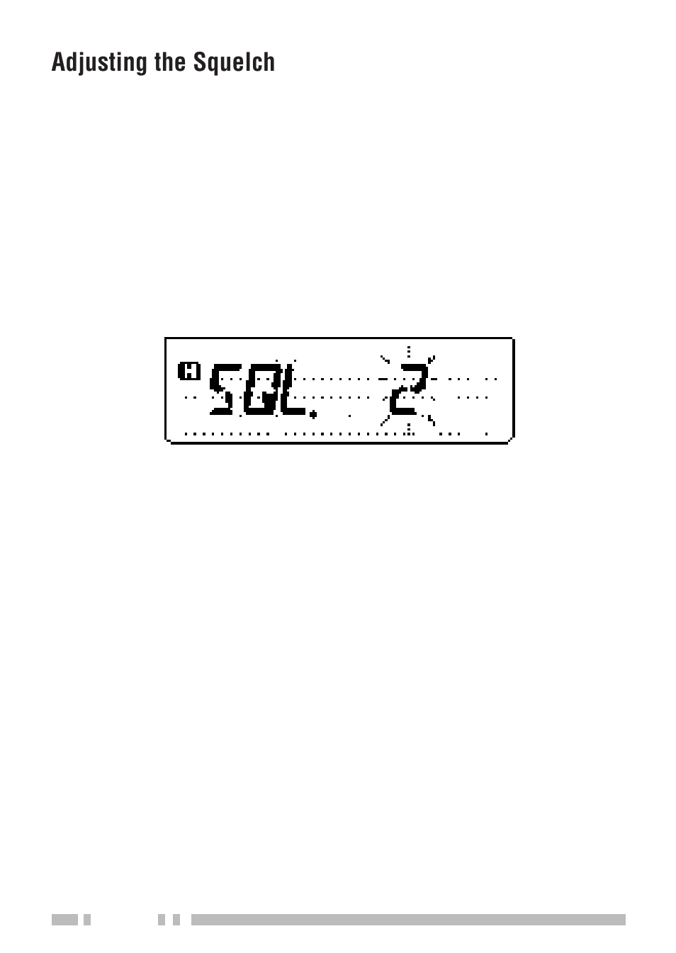 Adjusting the squelch | Kenwood TH-K2E User Manual | Page 32 / 154