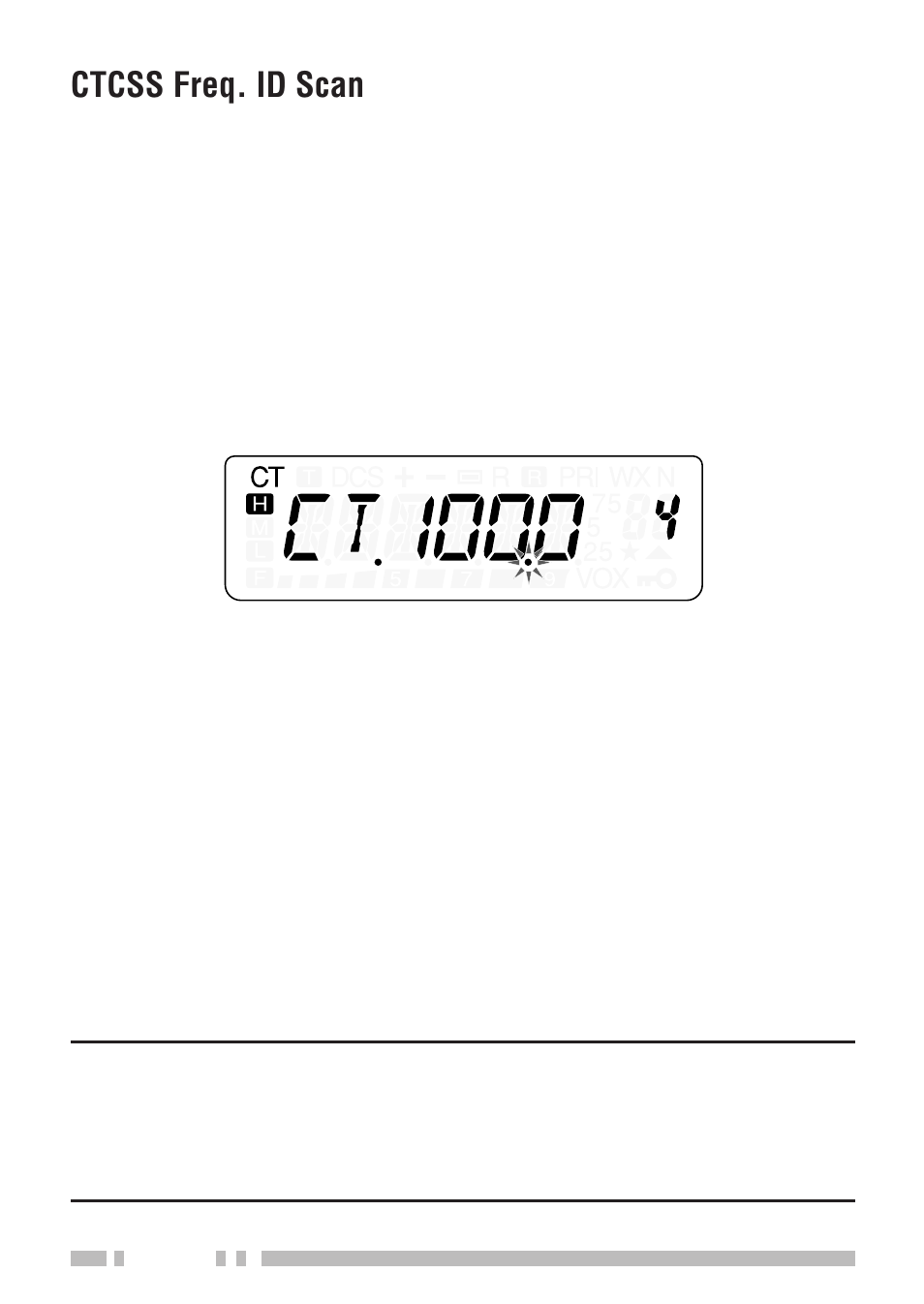 Ctcss freq. id scan | Kenwood TH-K2E User Manual | Page 86 / 154