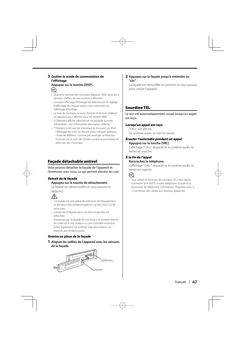 Kenwood KDC-MP435U User Manual | Page 47 / 108