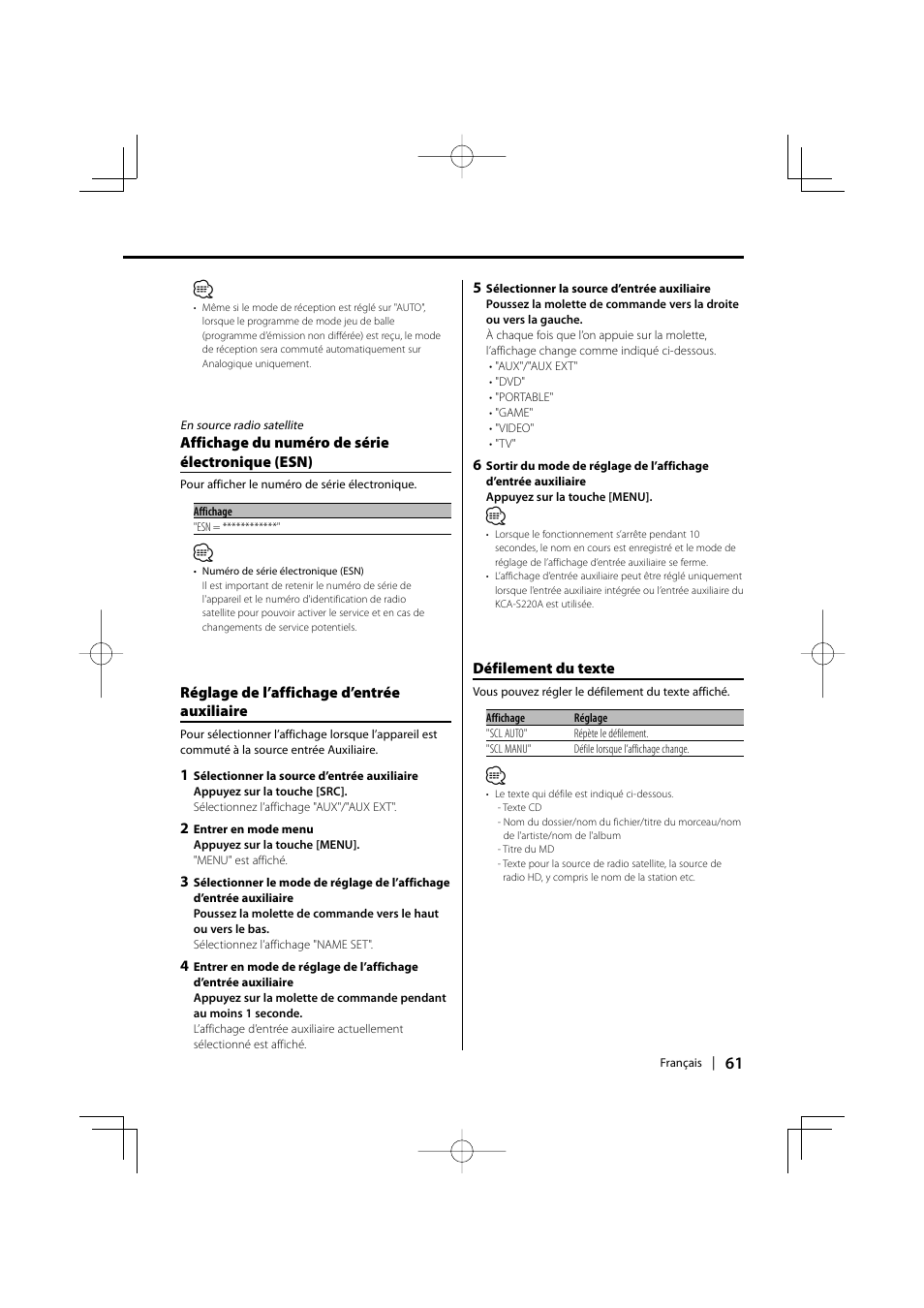 Kenwood KDC-MP435U User Manual | Page 61 / 108