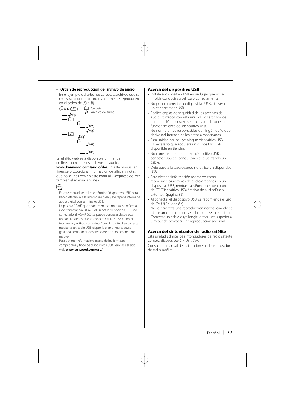Kenwood KDC-MP435U User Manual | Page 77 / 108