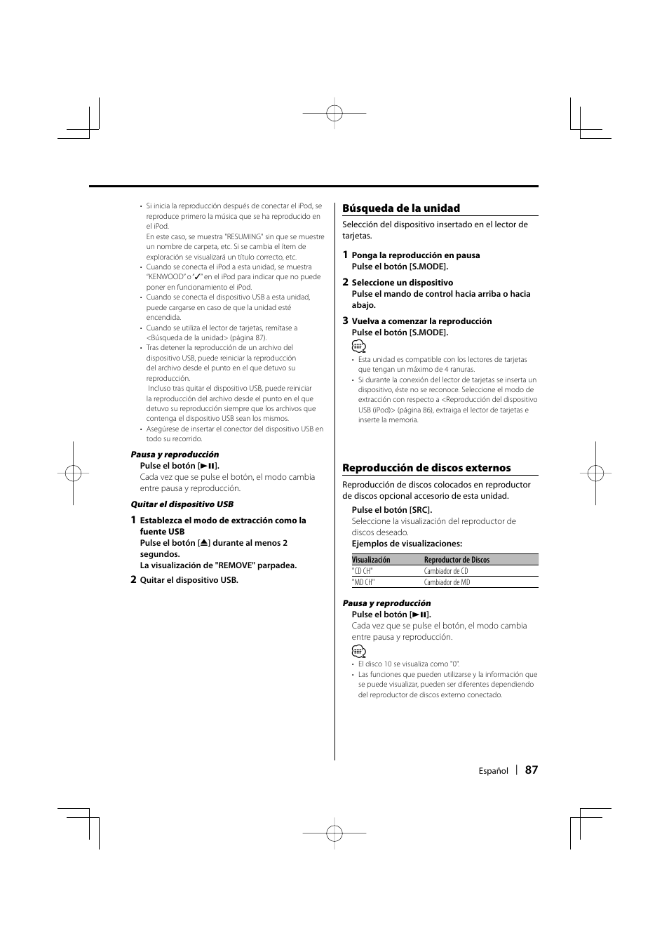 Kenwood KDC-MP435U User Manual | Page 87 / 108