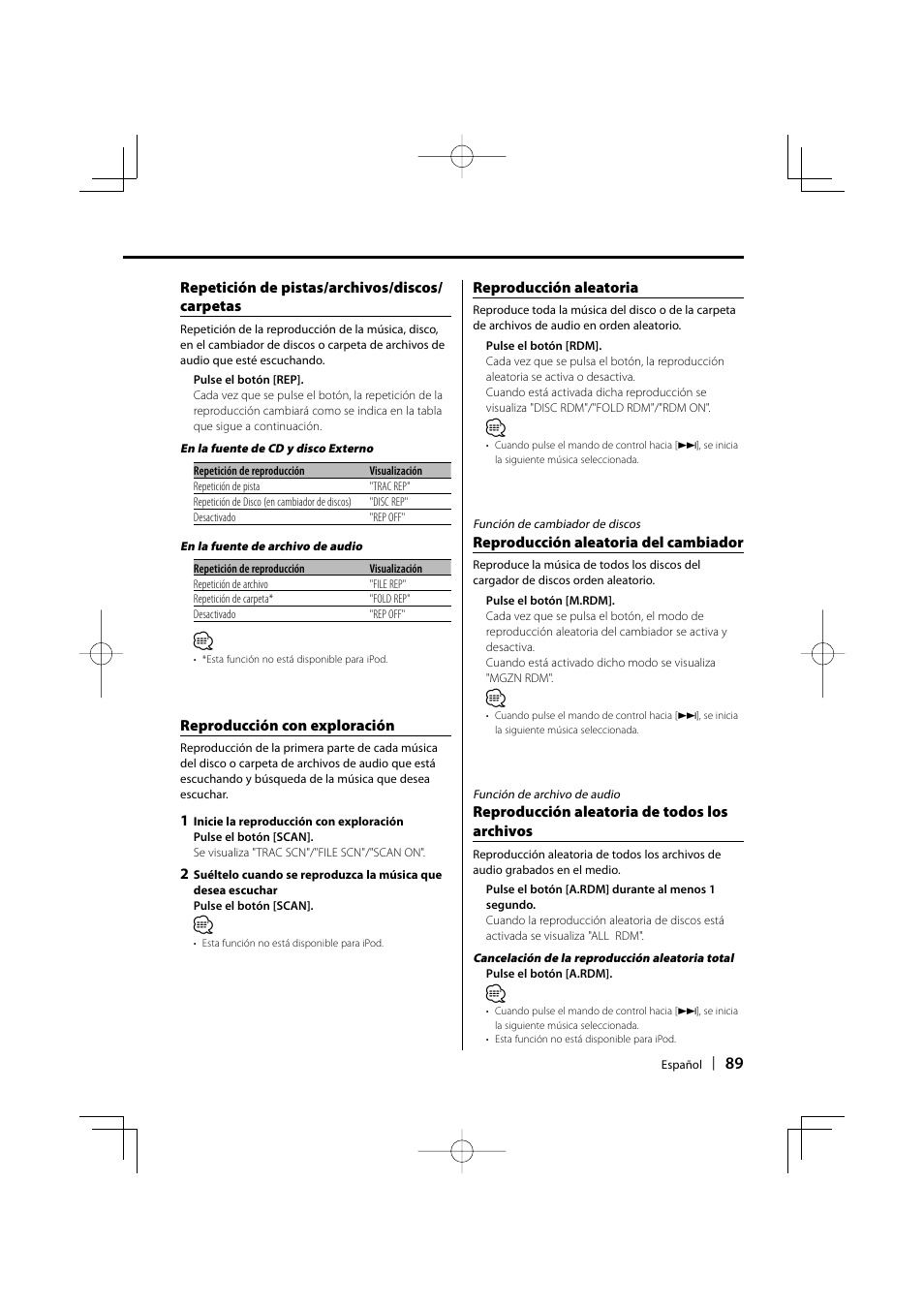 Kenwood KDC-MP435U User Manual | Page 89 / 108