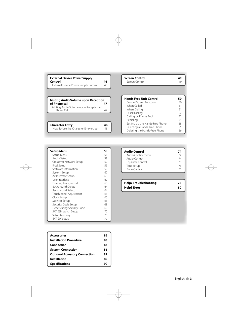 Kenwood ADVANCED INTEGRATION A/V CONTROLLER KOS-V500 User Manual | Page 3 / 92