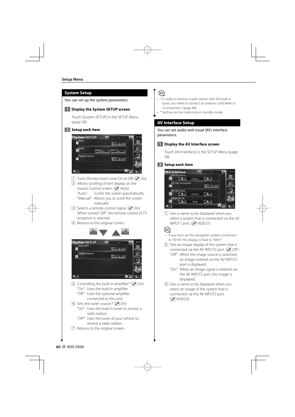 Kenwood ADVANCED INTEGRATION A/V CONTROLLER KOS-V500 User Manual | Page 60 / 92