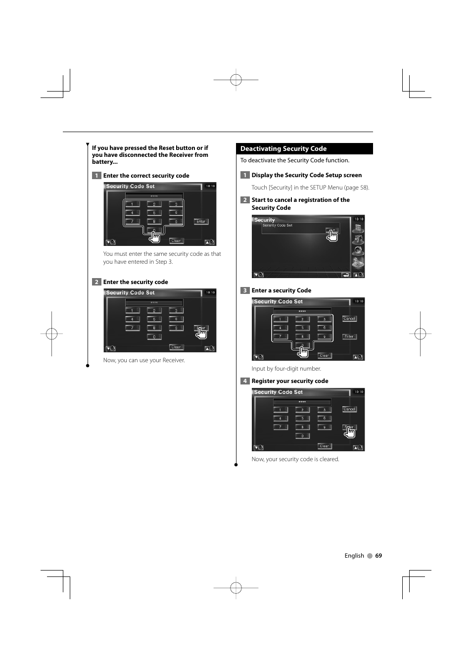 Kenwood ADVANCED INTEGRATION A/V CONTROLLER KOS-V500 User Manual | Page 69 / 92