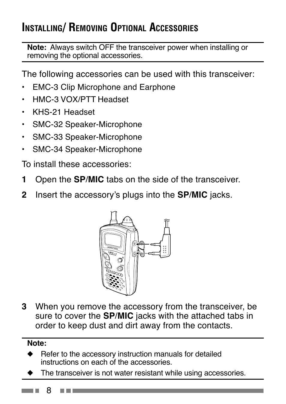 Kenwood UBZ-LJ8 User Manual | Page 10 / 30