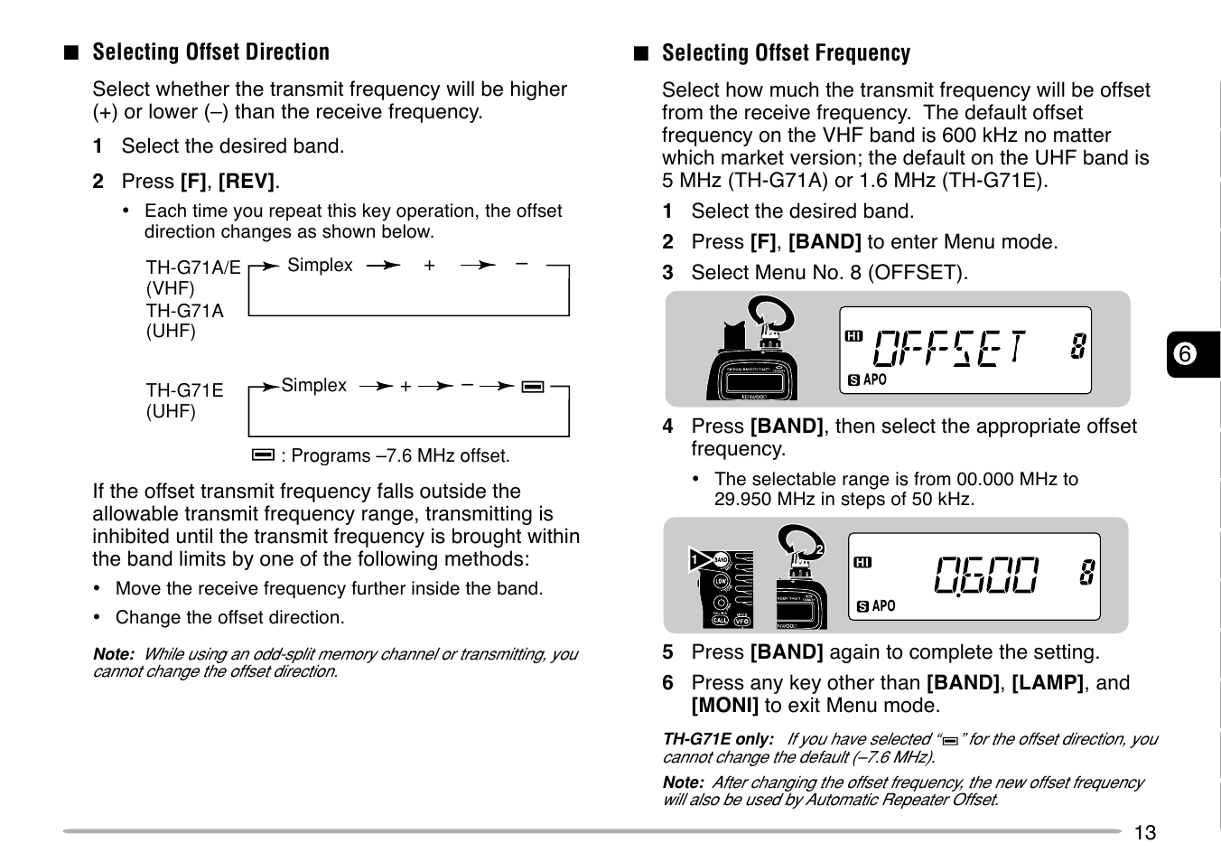 Kenwood TH-G71E User Manual | Page 19 / 60