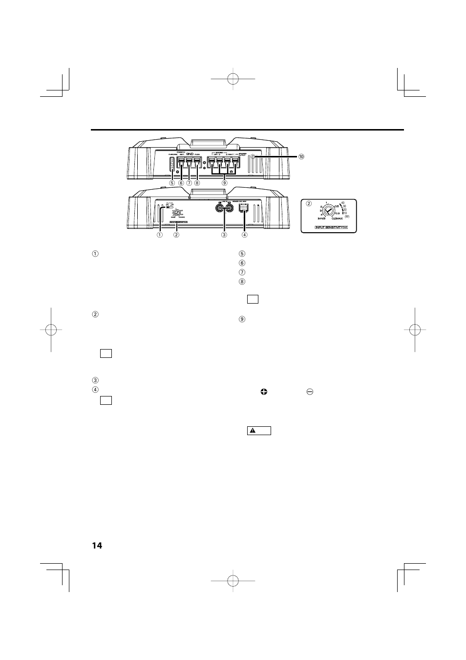 Kenwood KAC-5203 User Manual | Page 14 / 32