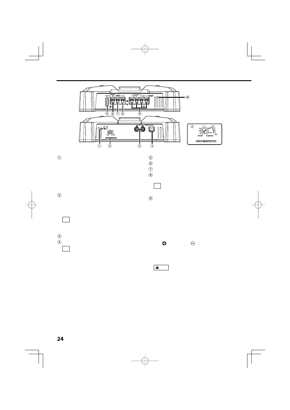 Kenwood KAC-5203 User Manual | Page 24 / 32