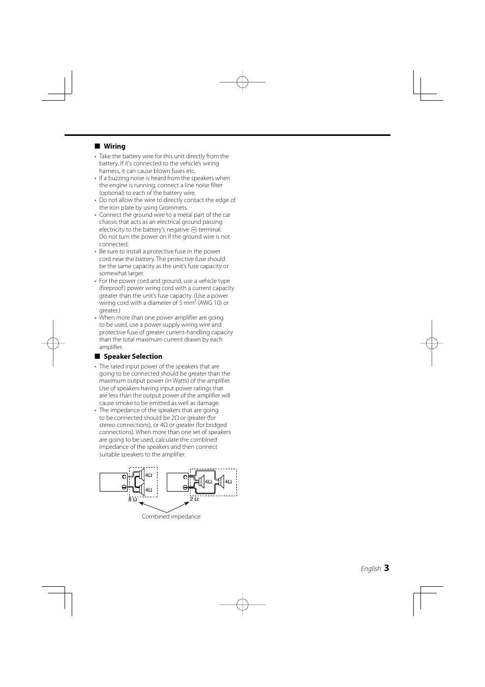Kenwood KAC-5203 User Manual | Page 3 / 32