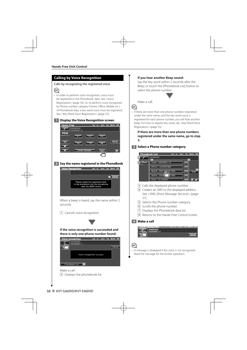 Kenwood KVT-556DVD User Manual | Page 52 / 96