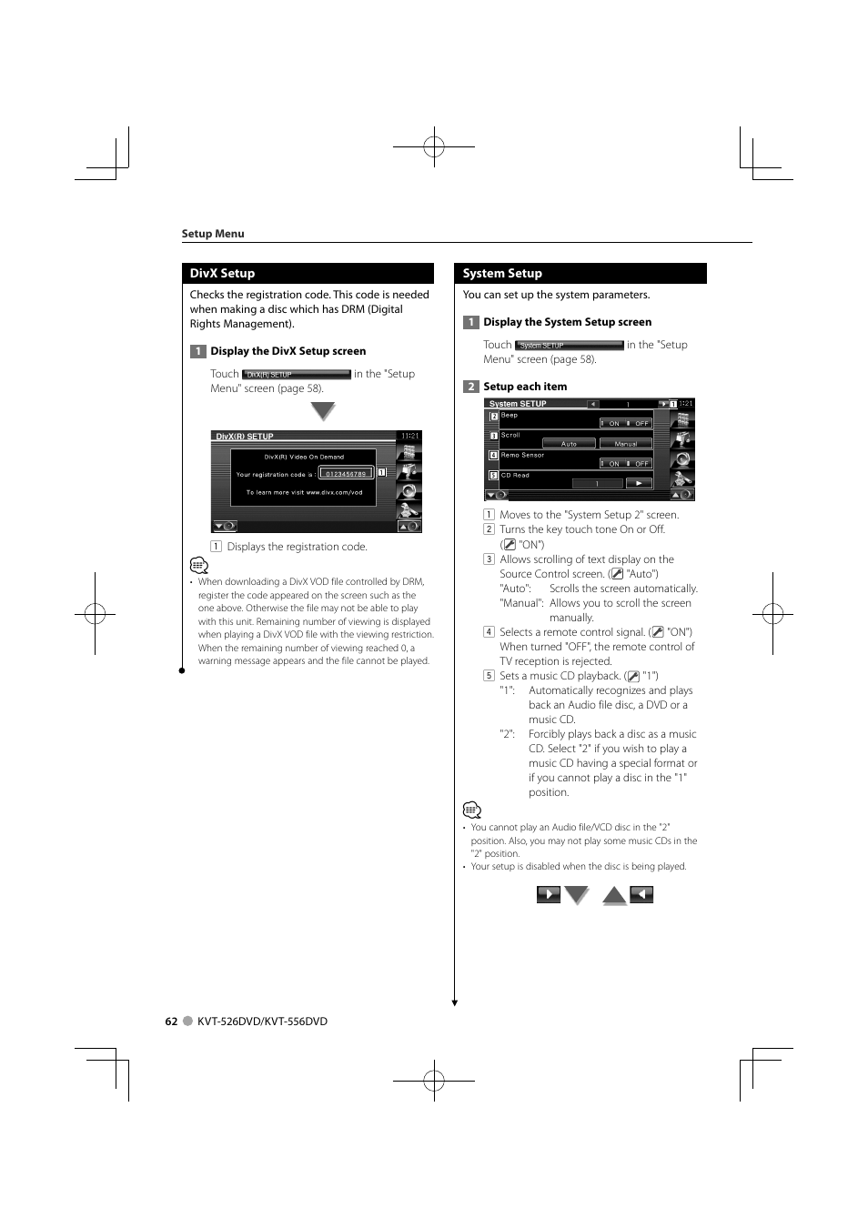 Kenwood KVT-556DVD User Manual | Page 62 / 96