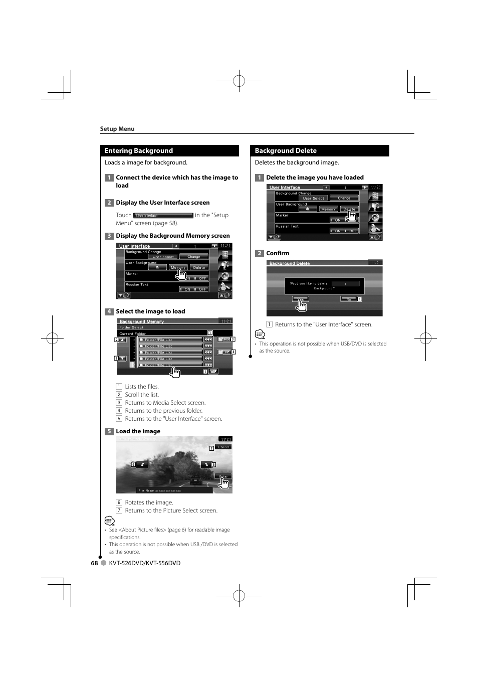 Kenwood KVT-556DVD User Manual | Page 68 / 96