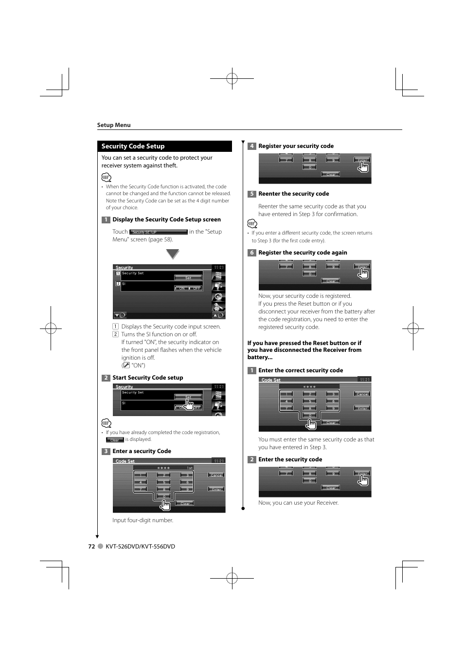 Kenwood KVT-556DVD User Manual | Page 72 / 96