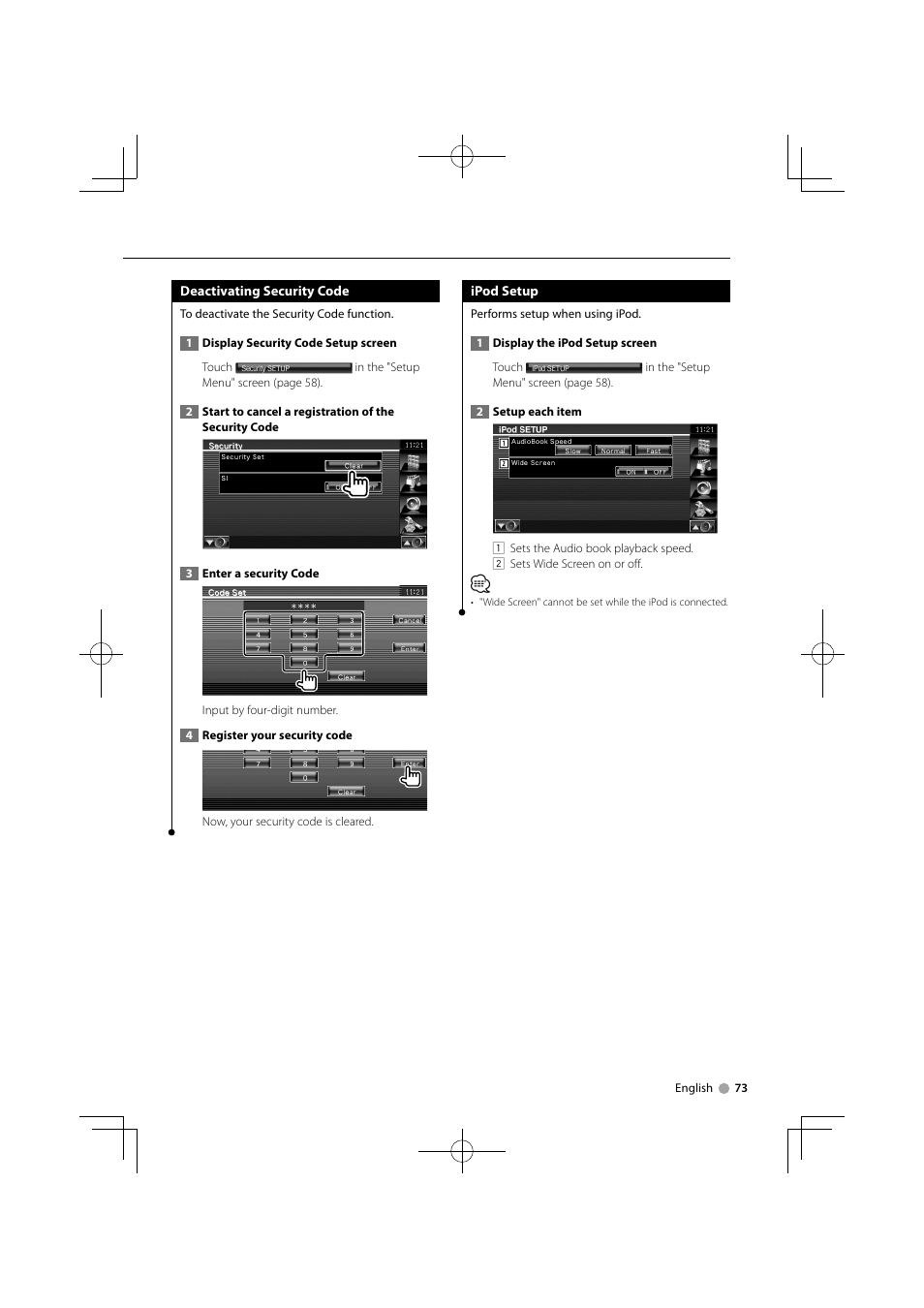 Kenwood KVT-556DVD User Manual | Page 73 / 96