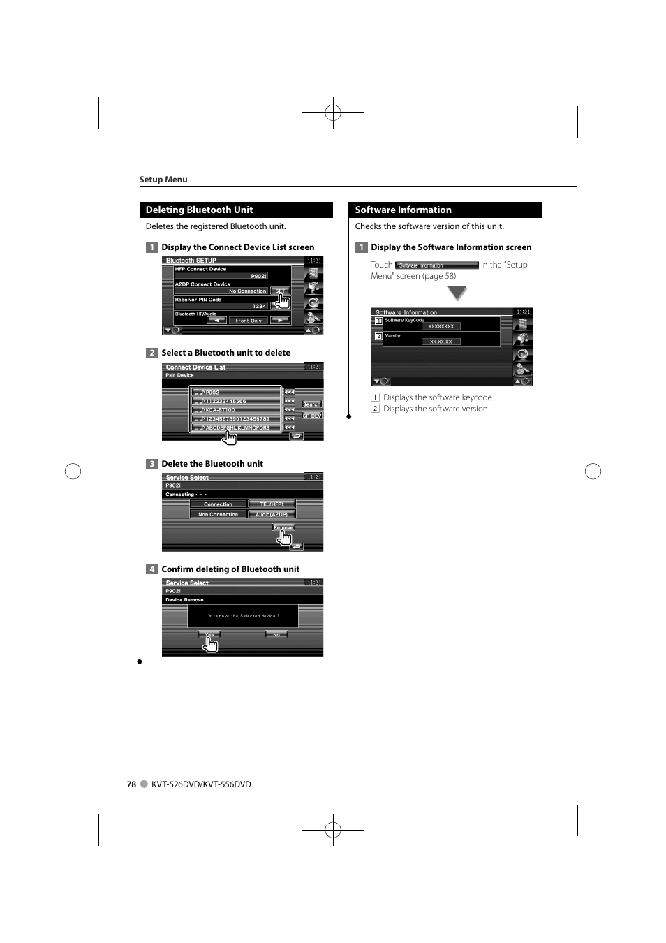 Kenwood KVT-556DVD User Manual | Page 78 / 96