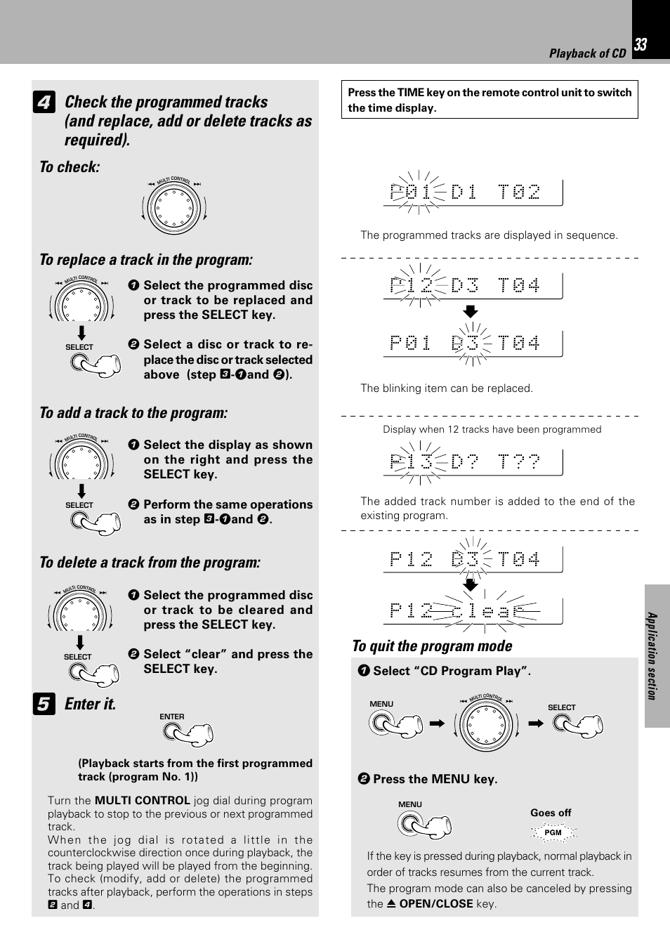 Enter it | Kenwood XD-753 User Manual | Page 33 / 60