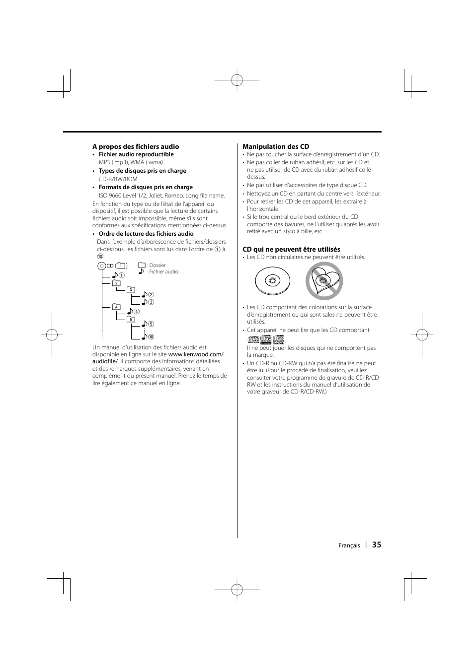 Kenwood KDC-MP205 User Manual | Page 35 / 96