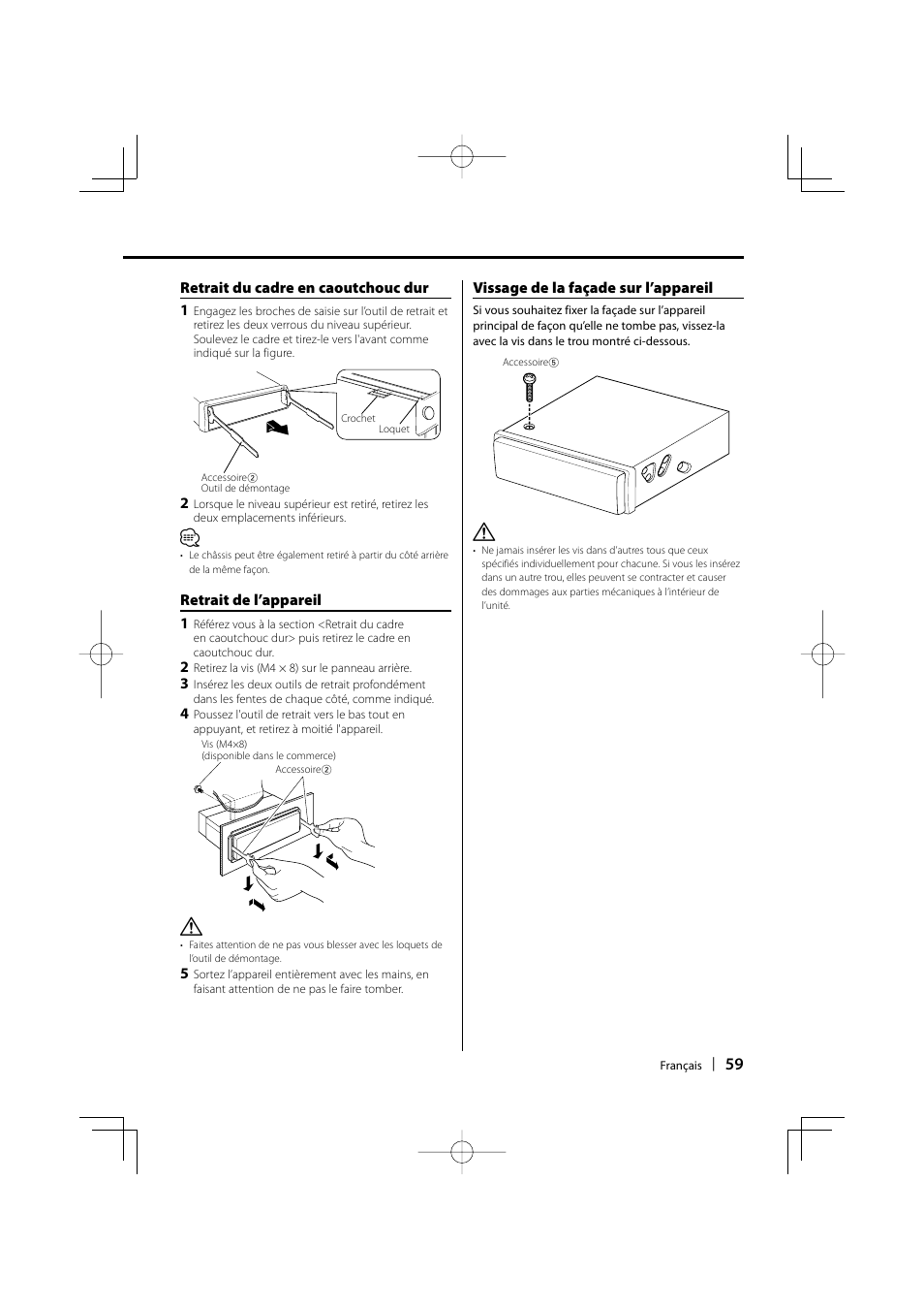 Kenwood KDC-MP205 User Manual | Page 59 / 96