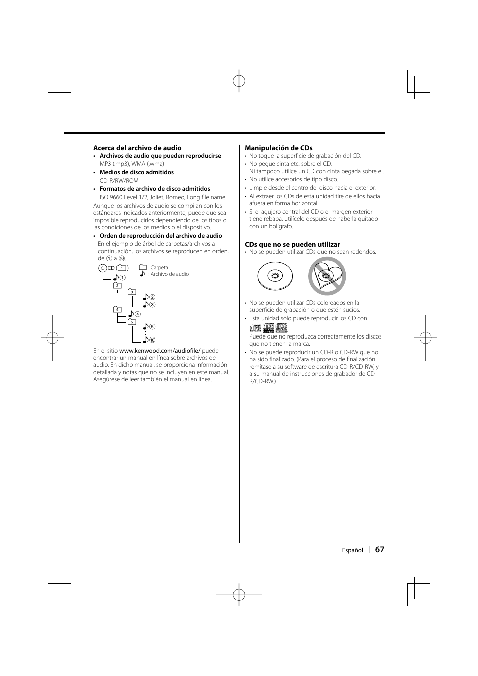 Kenwood KDC-MP205 User Manual | Page 67 / 96