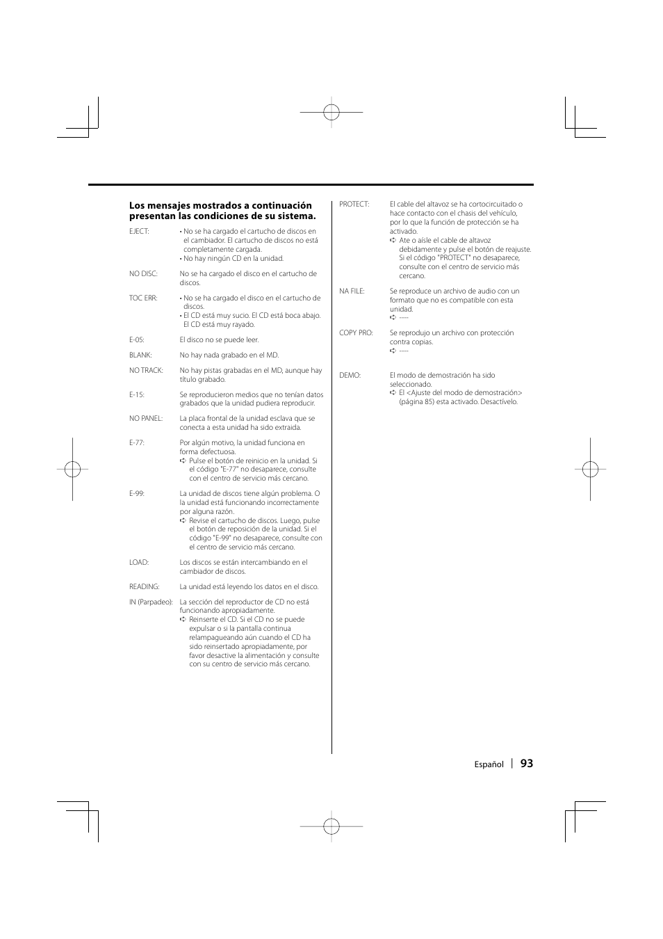 Kenwood KDC-MP205 User Manual | Page 93 / 96