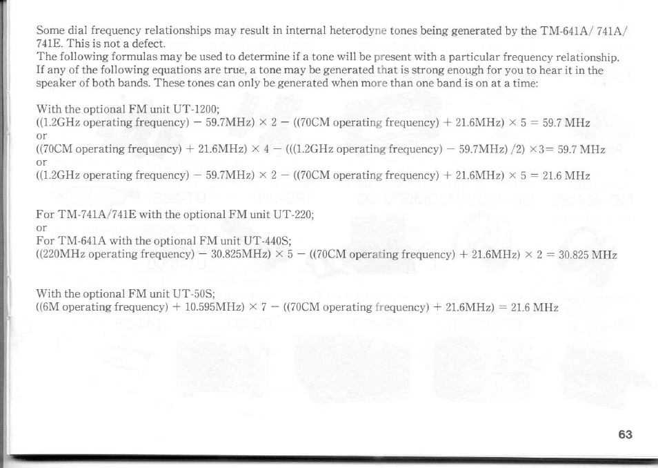 Kenwood TM-741A User Manual | Page 63 / 77