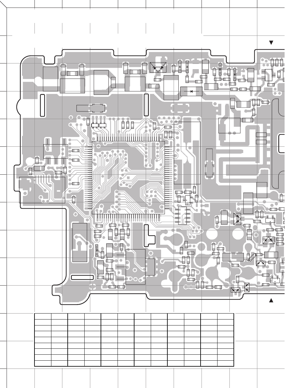 A/3) foil side view (1/2), Th-k2at/k2e/k2et, Pc board | Kenwood 144MHz FM TRANSCEIVER K2E User Manual | Page 46 / 63