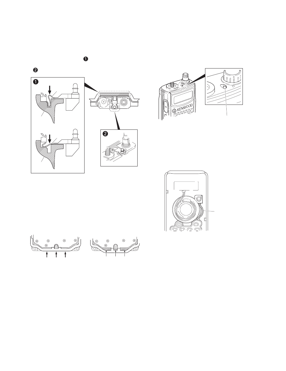 Th-k2at/k2e/k2et, Disassembly for repair | Kenwood 144MHz FM TRANSCEIVER K2E User Manual | Page 5 / 63