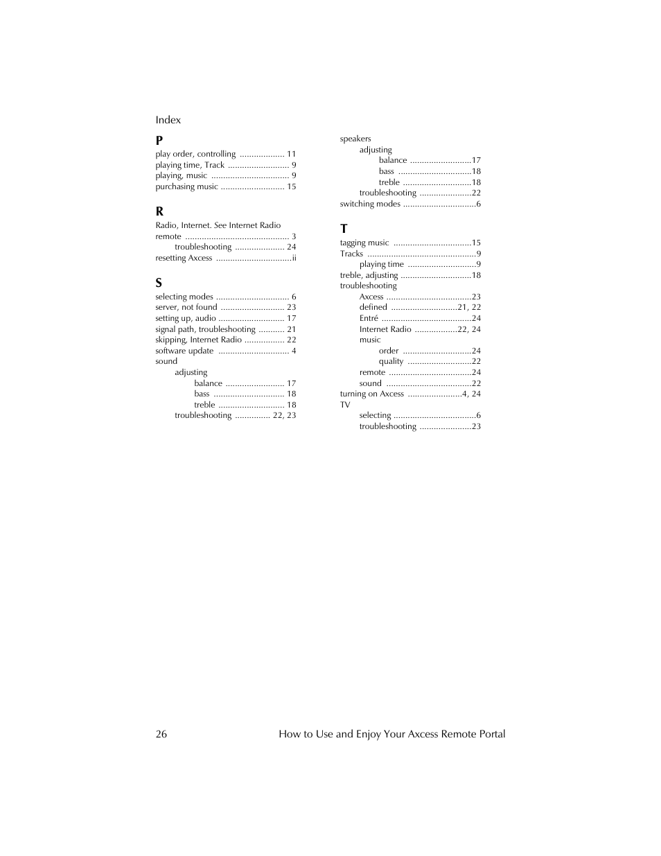 Kenwood REMOTE PORTAL AXCESS User Manual | Page 30 / 32