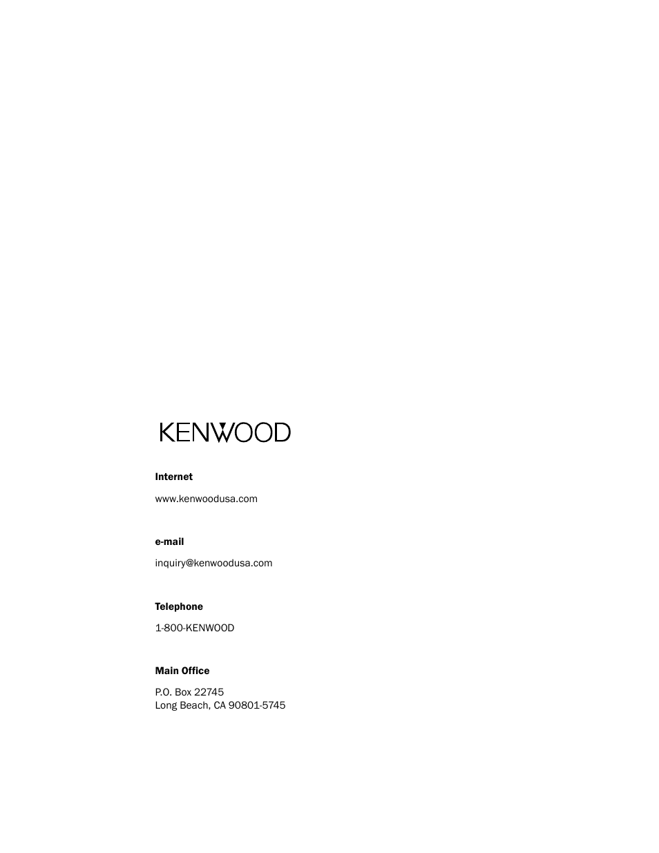 Kenwood REMOTE PORTAL AXCESS User Manual | Page 32 / 32