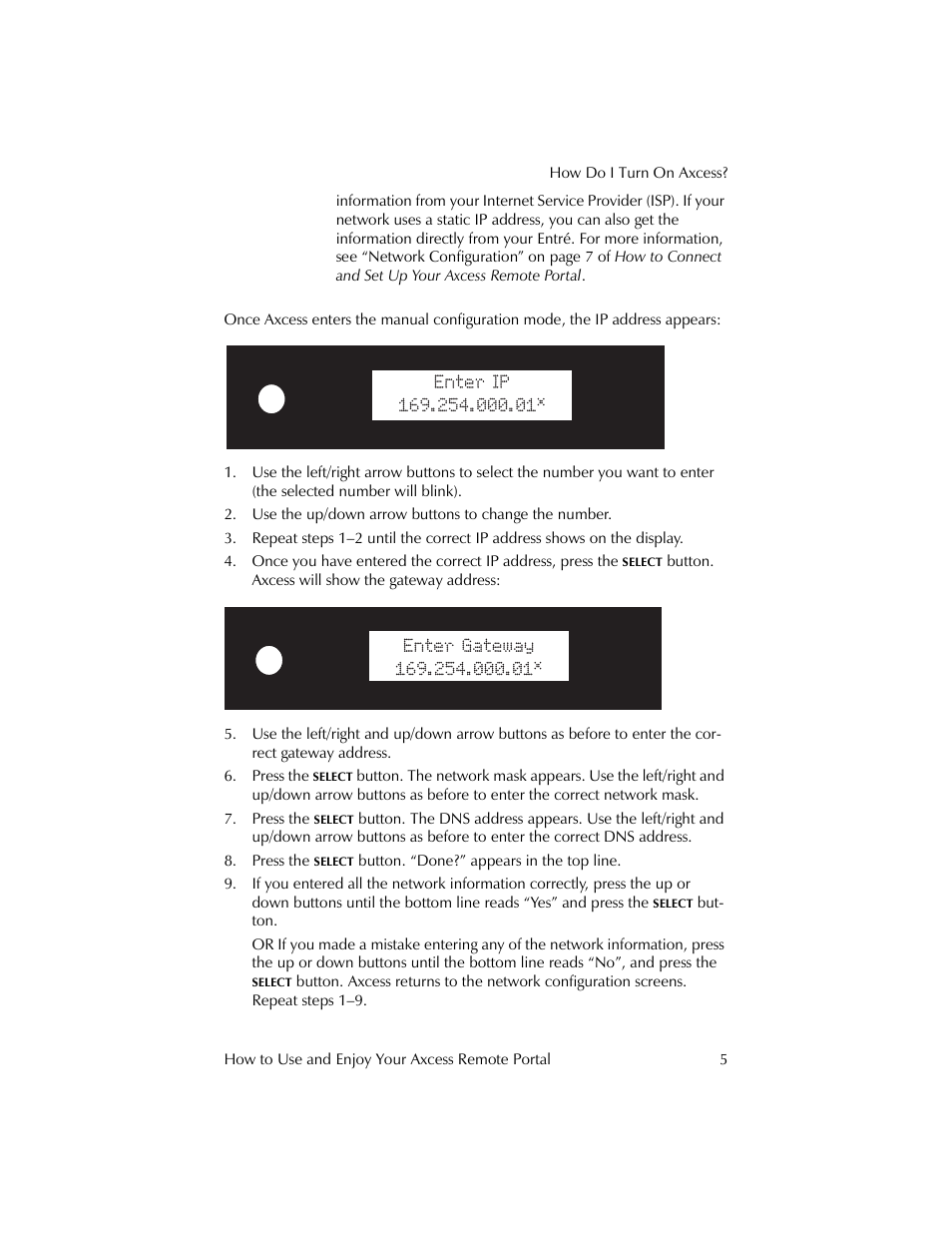 Kenwood REMOTE PORTAL AXCESS User Manual | Page 9 / 32