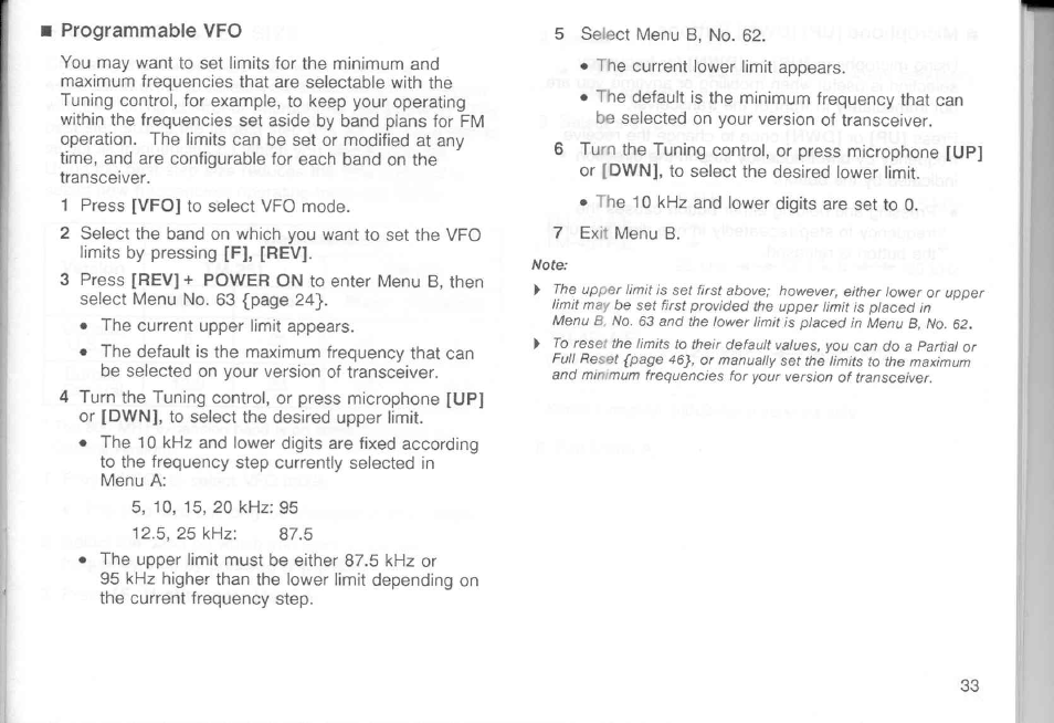 Kenwood TM-451A User Manual | Page 40 / 130