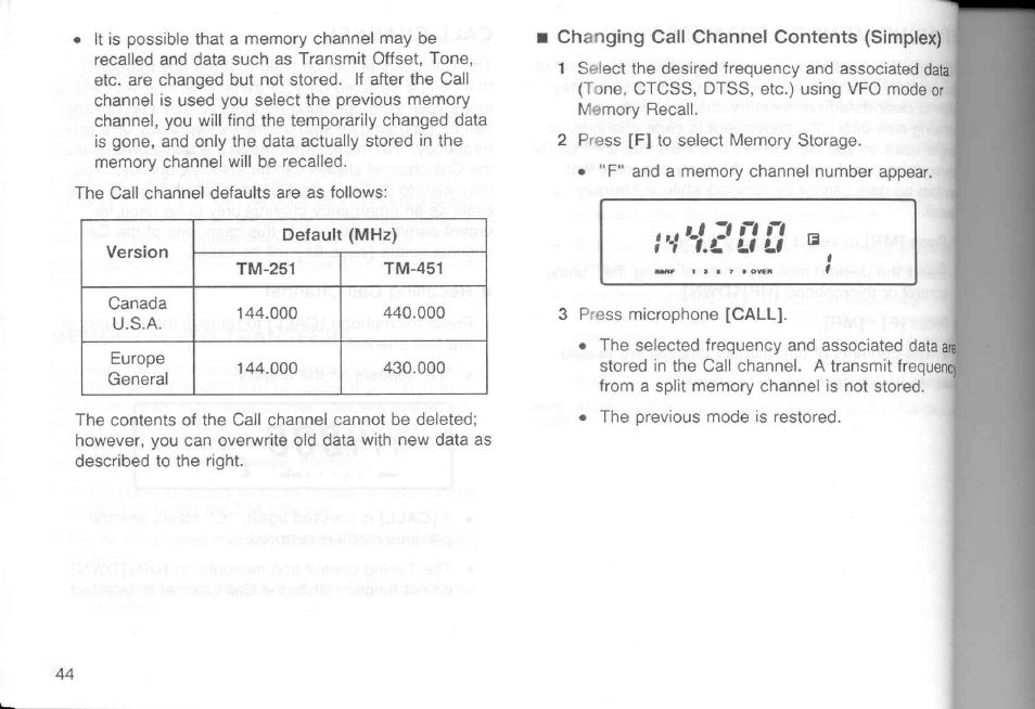 Kenwood TM-451A User Manual | Page 51 / 130