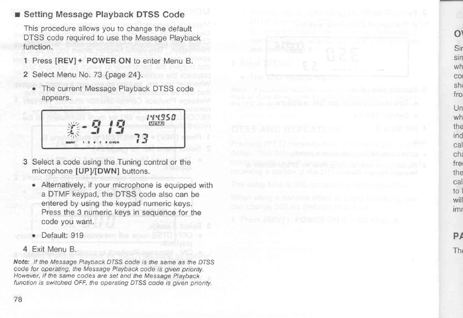 V iv _ cl i fj -vt jl i-i, V iv _ cl i, Vt jl i-i | Kenwood TM-451A User Manual | Page 85 / 130